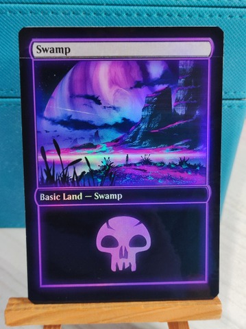 Foil Altered Swamp (NEON Lands)