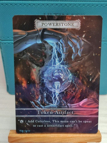 Foil Powerstone Token