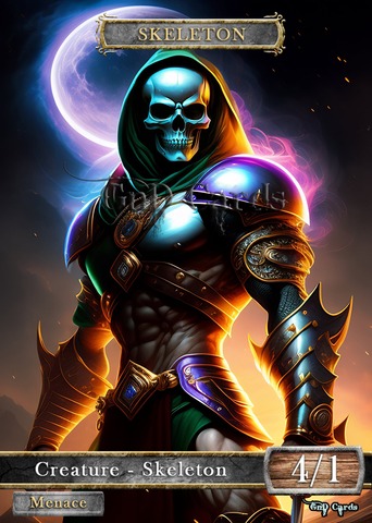 Skeleton #1 AI ART