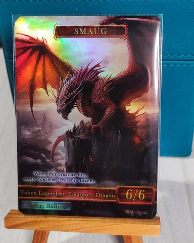 Foil Smaug Token