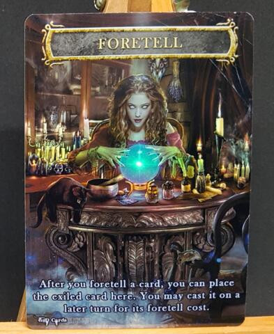 Foil Foretell Token