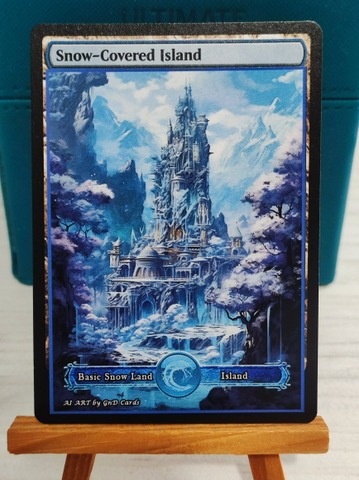 Snow Island AI ART