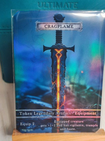 Foil Cragflame Token