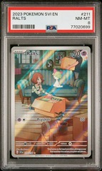 Ralts - 211/198 - Illustration Rare PSA 8