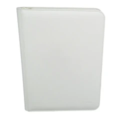 Ultra Pro - Vivid 9-Pocket Zippered PRO-Binder - White