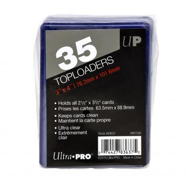 Ultra PRO 3 X 4 Clear 35pt Toploader 35ct  Toploaders