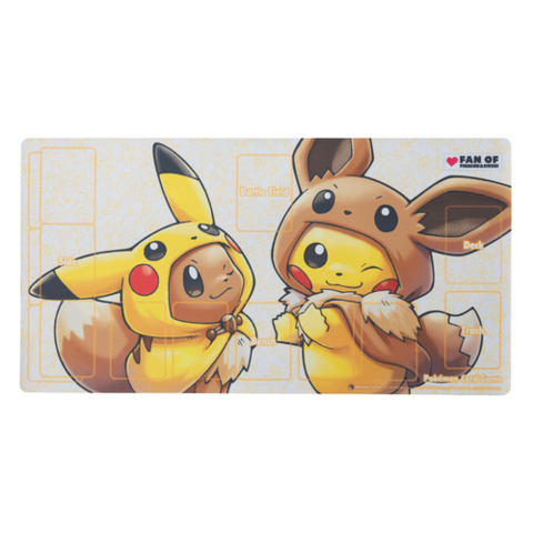 Poncho Eevee Eeveelutions Pokemon Center Limited TCG Rubber Play Mat hotsell