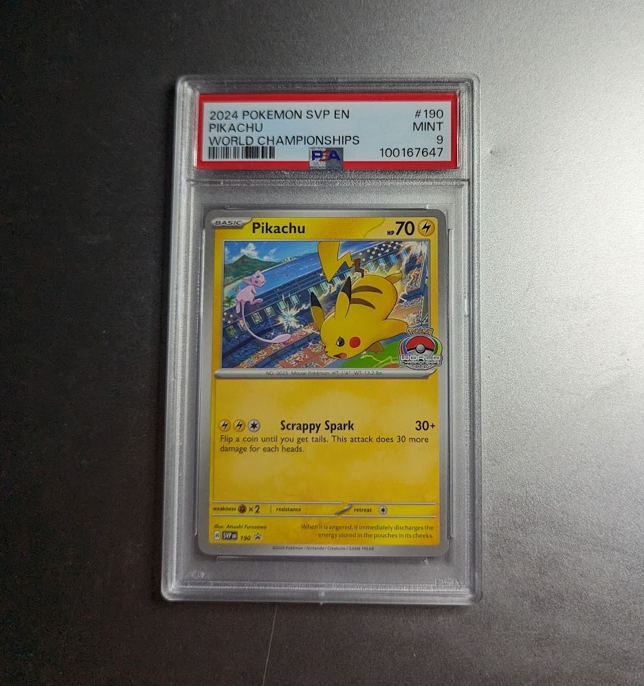 2024 Pikachu World Championship #190 PSA 9