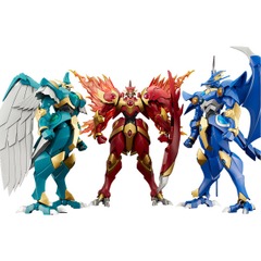 Magic Knight Rayearth Legendary Run Gods Moderoid 3 Model Kit Set