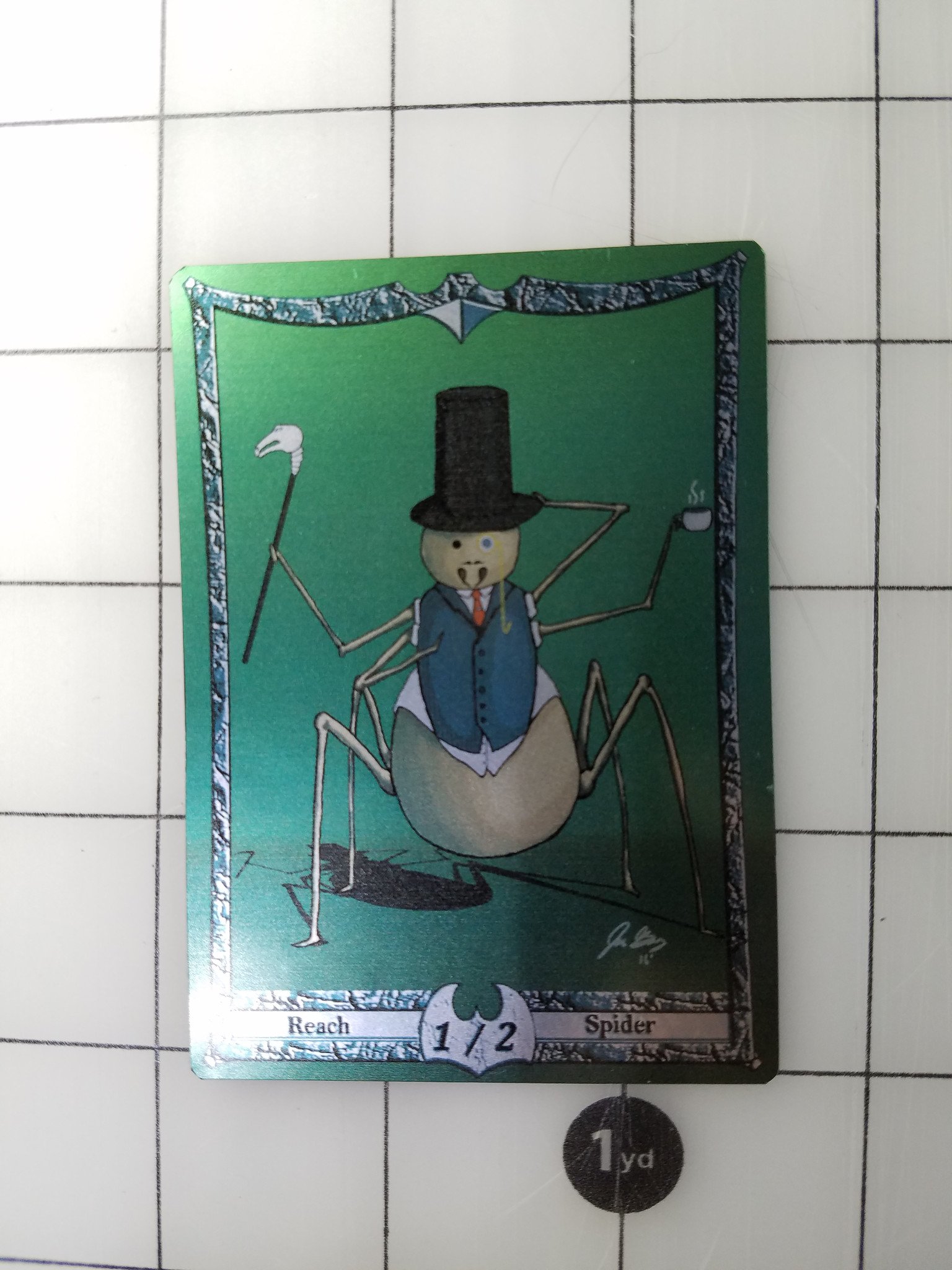 Gentleman Spider Token (Foil) Gentleman Spider Token (Foil)