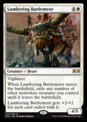 Lumbering Battlement - Prerelease Foil