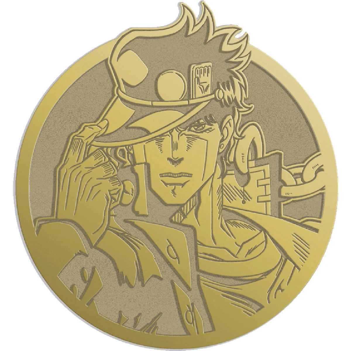 JOJOS BIZARRE ADVENTURE JOTARO 10TH LTD ED EMBLEM