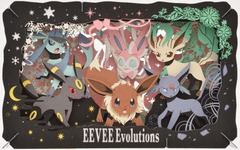 Eevee Evolutions Pokemon Paper Theater