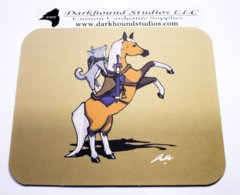 Sir Knight Biscuit Mousepad