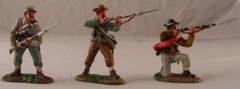 ACW57102 CONFEDERATE INFANTRY FIRING SET #1