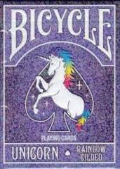 BICYCLE® RAINBOW GILDED UNICORN