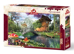 1000pc HeiDi Art Puzzle - The Old Shoe House