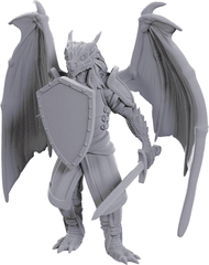 WZK 90760 - Dungeons & Dragons: Nolzur's Marvelous Unpainted Miniatures - W25 Dragonborn of Bahamut