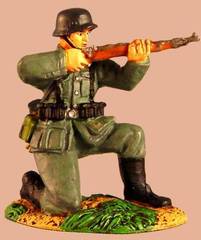 Conte German Wehrmacht KNEELING FIRING #CCC5 NIB