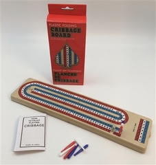 Plastic Folding Cribbage Board