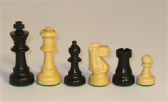 1001BF3 Small Black French Chessmen