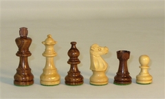 1001SF3 Small Sheesham French Chessmen