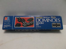 Dominoes Wooden  Double 6 by MB