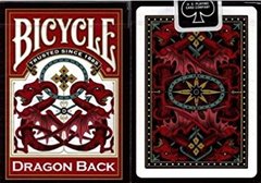 Bicycle Playing Cards - Gold Dragon Back