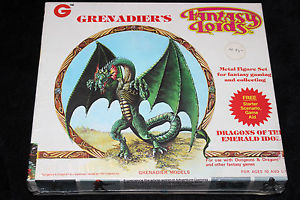 Grenadier Fantasy Lords Dragons of Emerald Idol Metal Figures Set 6001 Sealed