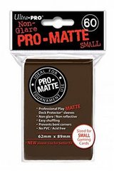 Ultra Pro - Matte Small Sleeves Brown 60 Ct.