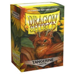 Dragon Shield Sleeves: Matte Tangerine (100)