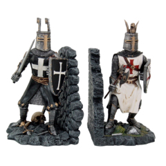 12353 Crusader Knight Bookends