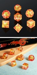 DAD621 - Sharp Edge Dice Set (7pcs) Sunset