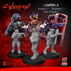 Cyberpunk Red Miniatures - Lawmen A