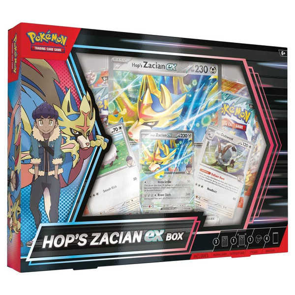 Pokemon TCG: Hop’s Zacian ex Box