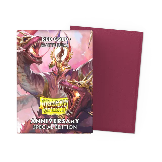 Dragon Shield - 100 Matte Dual - Red Gold