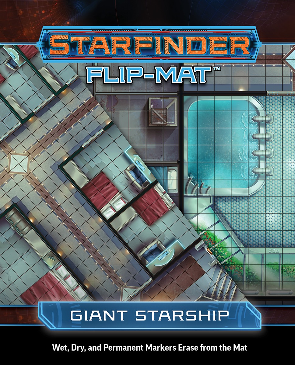 Starfinder Flip-Mat - Giant Starship 7321