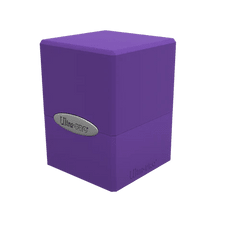 Satin Cube Deckbox - Royal Purple