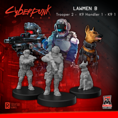 Cyberpunk Red Miniatures - Lawmen B