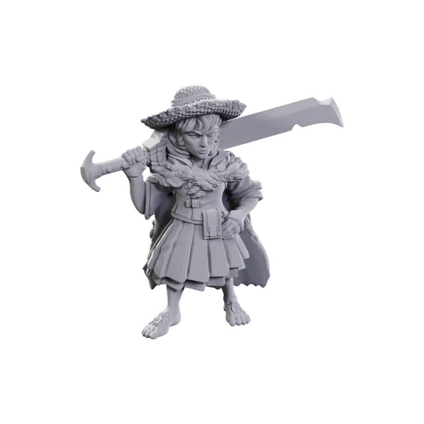 WZK 90711 Female Halfling Magus Low-Level