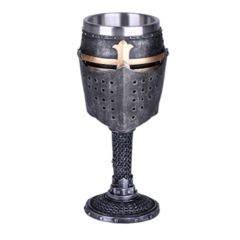 13248 Knight Helmet Goblet