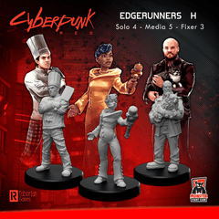 Cyberpunk Red Miniatures - Edgerunners H