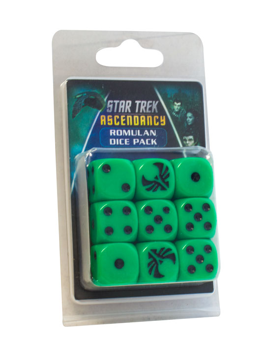 Star Trek: Ascendancy - D6 Dice Set - Romulan