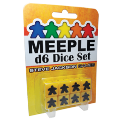 Meeple d6 Dice - Yellow