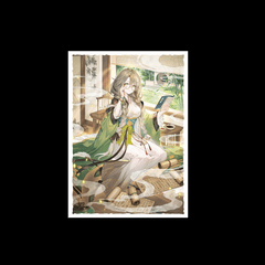 Dragon Shields: (100) Matte Art - Grand Archive - Kongming, Wayward Maven