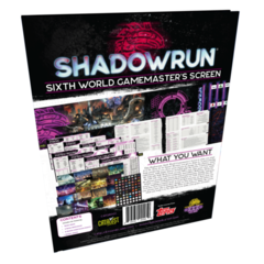 Shadowrun 6e - Sixth World Gamemaster's Screen