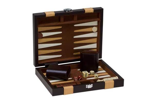 3046XS 9 Brown/ Tan Backgammon