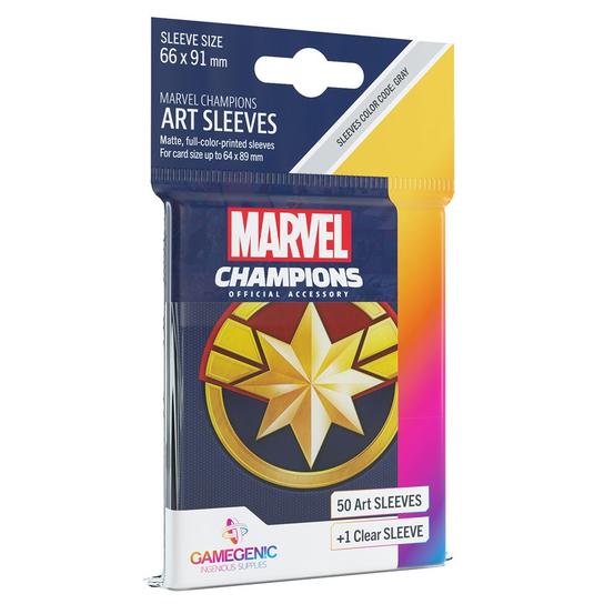 G10092 - Marvel Champions Art Sleeves - Captain Marvel