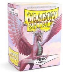 Dragon Shield Box of 100 in Matte Pink