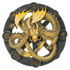 15229 Imbolic Dragon Plaque
